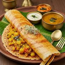 Ghee roast dosa with chutney
